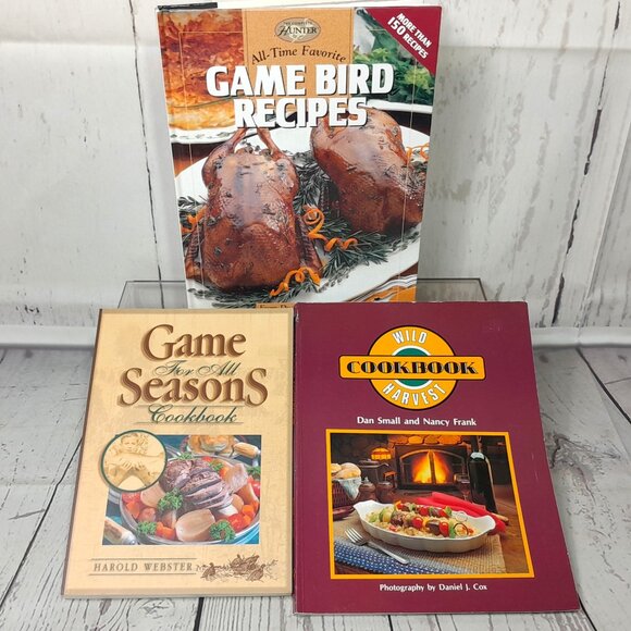 Wild Game Cookbook Lot Of 3 Venison Fish Bird Waterfowl Hunting Fishing - Picture 1 of 16